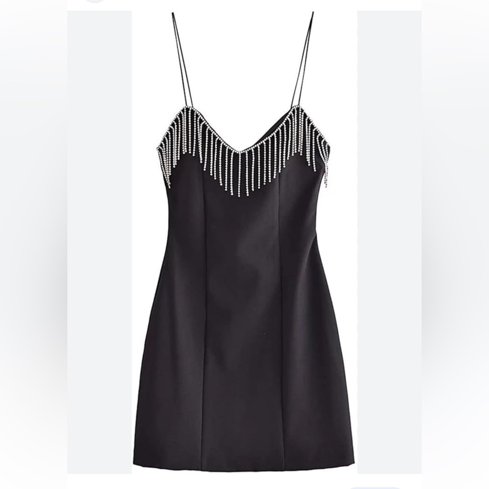 Zara Fringed Mini Dress